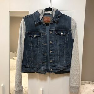Levi’s Denim Sweatshirt Jacket